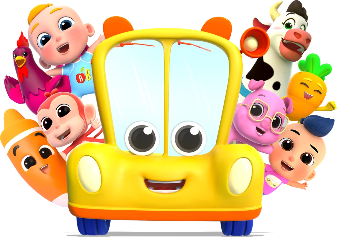 Characters from the Apples & Bananas app